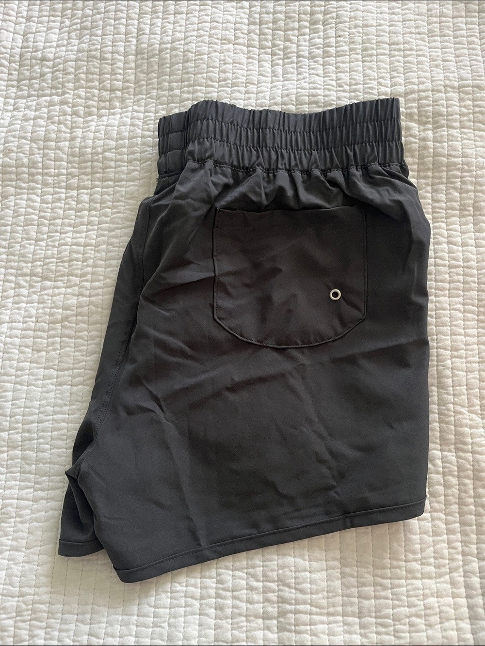 Hurley Women's Black Elastic-Waist Athletic Shorts - Picture 4 of 4